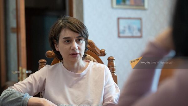 Лусине Гарибян беседует с корреспондентом Sputnik Армения - Sputnik Армения