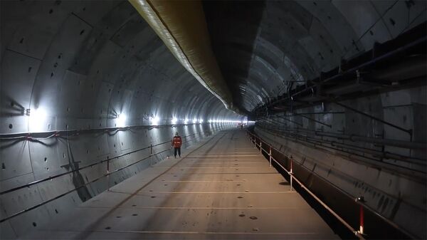Строительство 9-километрового тоннеля под Крестовым перевалом - Sputnik Армения