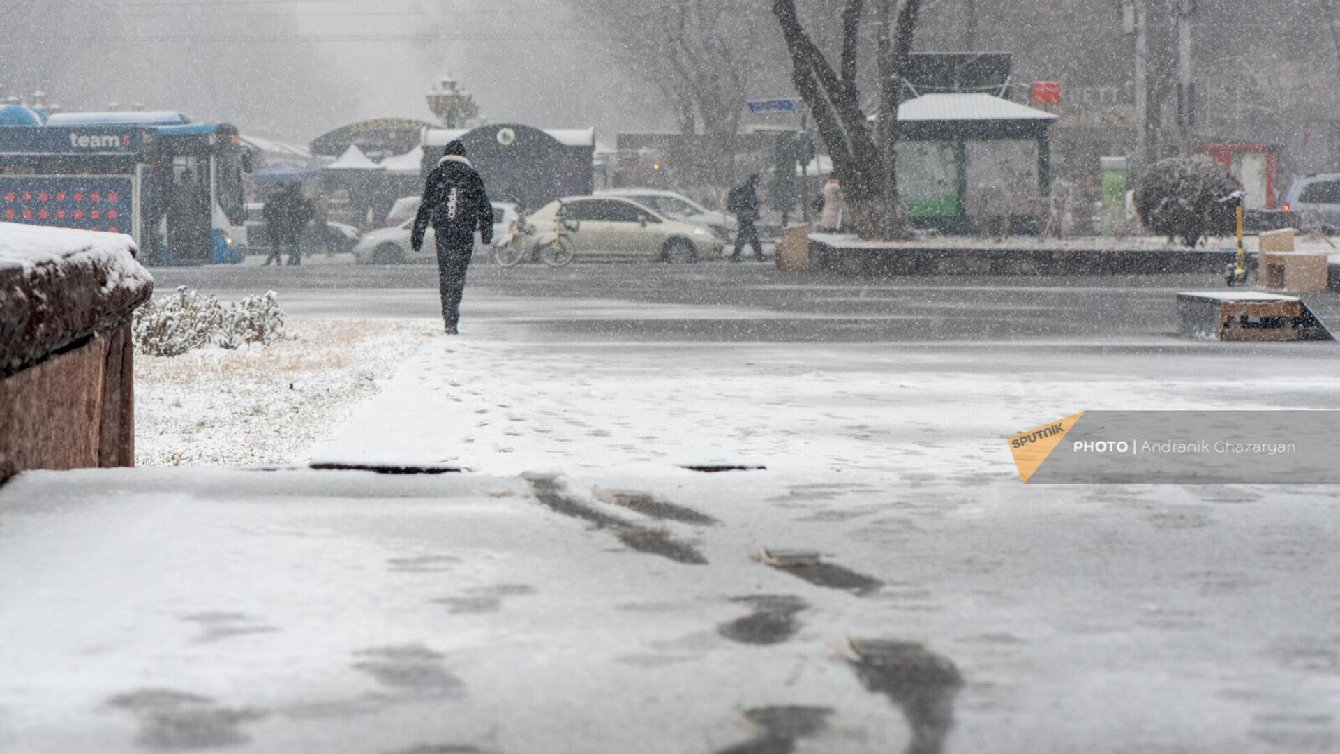 Снег в Ереване - Sputnik Արմենիա, 1920, 02.02.2023