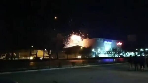 Взрыв на военном объекте в Исфахане после атаки дронов (30 января 2023). Иран - Sputnik Армения
