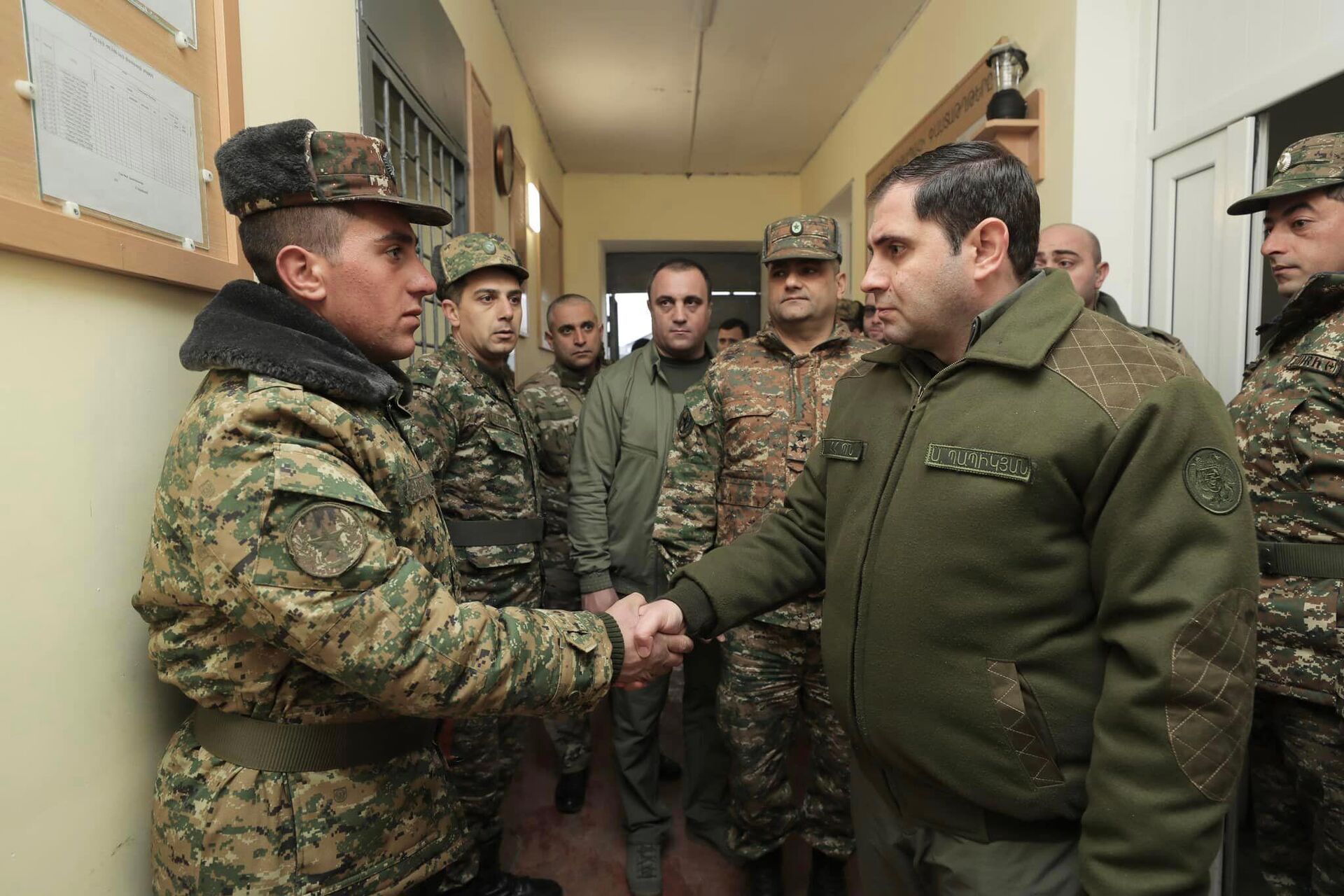 Министр обороны Сурен Папикян посетил одну из воинских частей республики - Sputnik Արմենիա, 1920, 01.02.2023