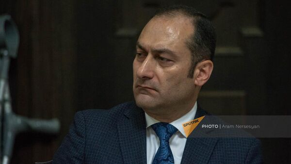 Министр юстиции Армении Артак Зейналян на заседании правительства (17 мая 2018). Еревaн - Sputnik Армения