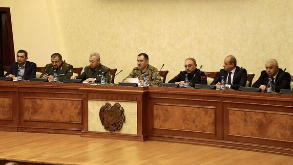 Совещание на тему существующие проблемы воинской дисциплины в Вооруженных силах РА, их причинно-следственные связи и пути их улучшения (7 февраля 2023). Еревaн - Sputnik Армения