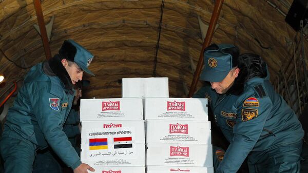 Ավելի քան 30 տոննա օգնություն է ՀՀ–ից ուղարկվել երկրաշարժից տուժած Սիրիա - Sputnik Արմենիա