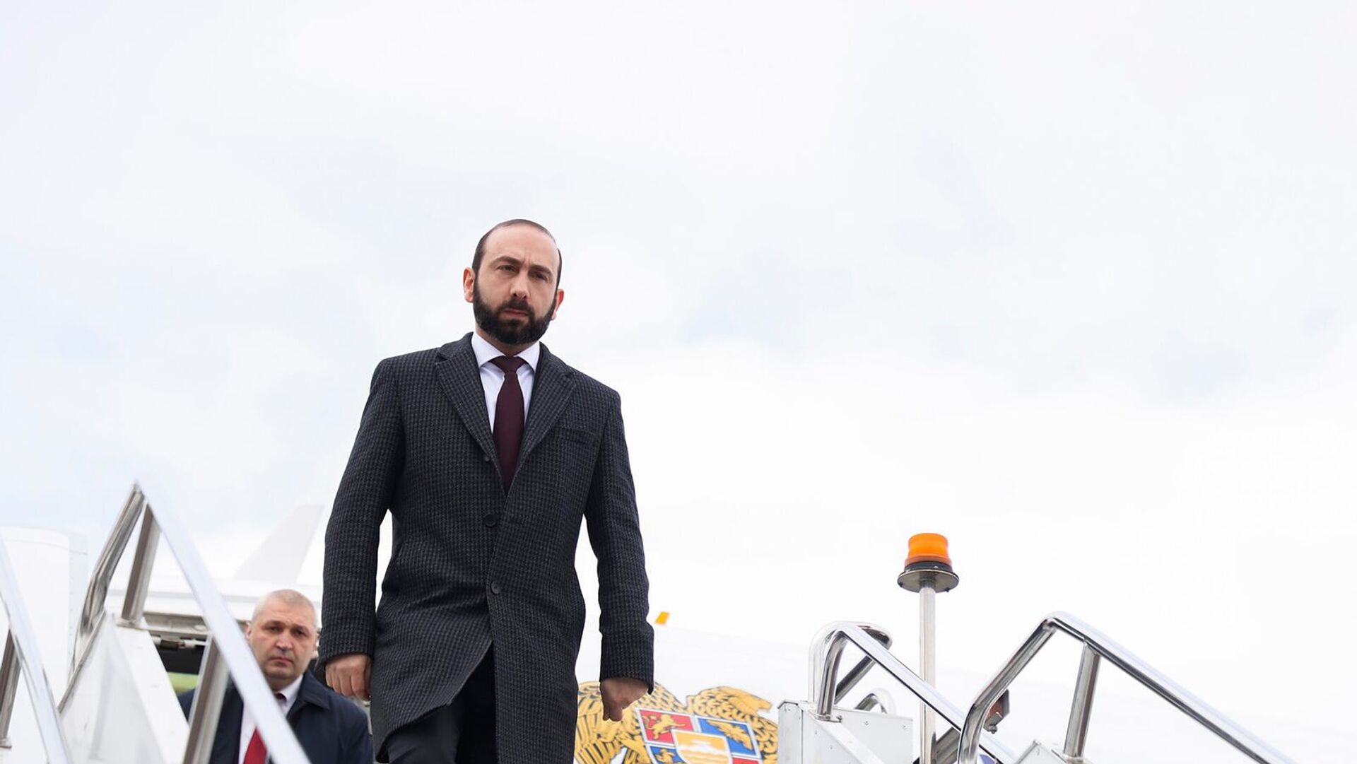 Министр иностранных дел Армении Арарат Мирзоян прибыл в Турцию (15 февраля 2023). Анкара - Sputnik Արմենիա, 1920, 15.02.2023