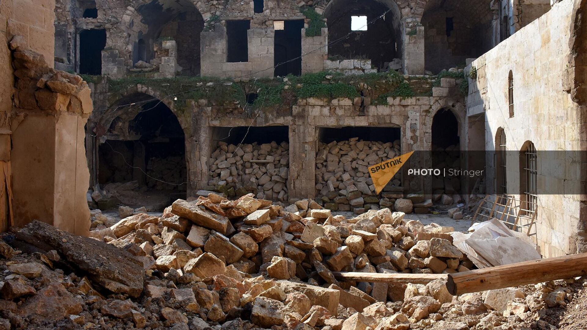 Землетрясение в Сирии нанесло большой ущерб древним рынкам Алеппо - Sputnik Արմենիա, 1920, 21.02.2023