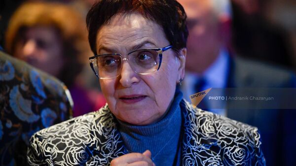 Лариса Алавердян на научно-практической конференции Императив международного признания Республики Арцах (24 февраля 2023). Еревaн - Sputnik Армения