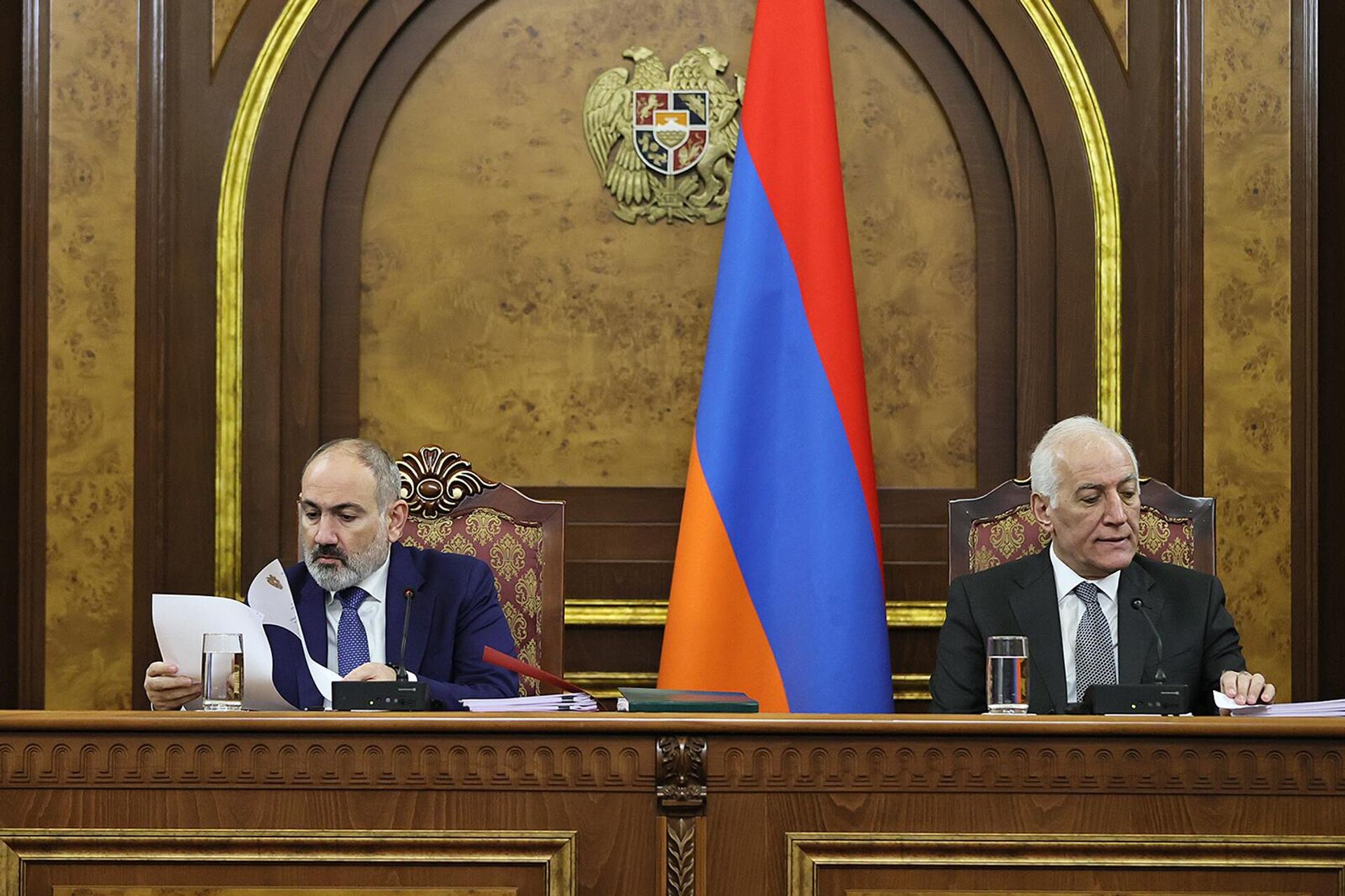 Заседание Совета безопасности Армении (24 февраля 2023). Еревaн - Sputnik Արմենիա, 1920, 24.02.2023