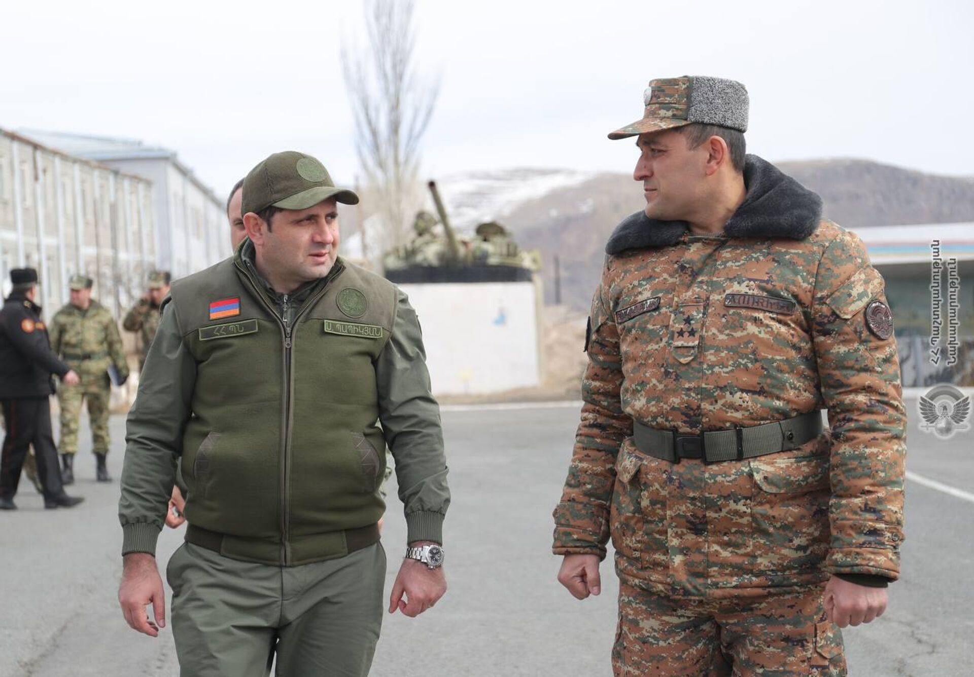 Министр обороны Сурен Папикян посетил одну из воинских частей Армении - Sputnik Արմենիա, 1920, 27.02.2023