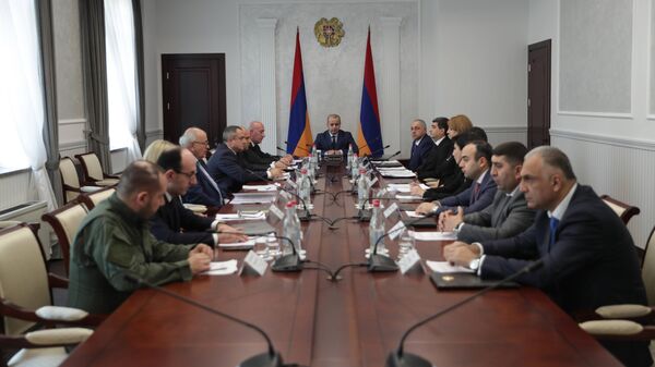 Служба национальной безопасности провела первое заседание межведомственной комиссии по вопросам пленных, заложников и пропавших без вести (1 марта 2023). Ереван - Sputnik Армения