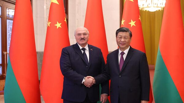 Встреча лидеров Китая и Беларуси Си Цзиньпина и Александра Лукашенко (1 марта 2023). Пекин - Sputnik Армения