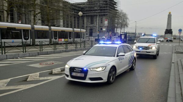 Полицейские автомобили в Брюсселе - Sputnik Армения