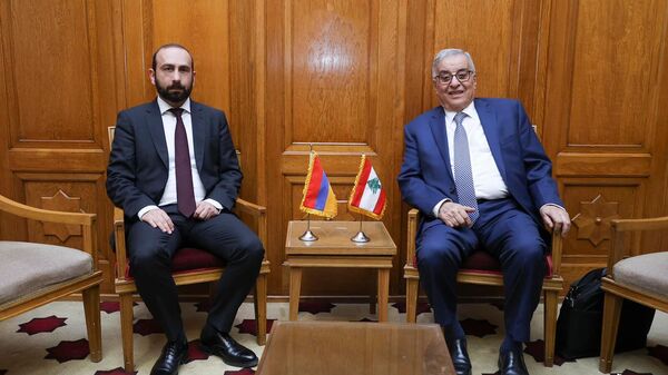 ՀՀ ԱԳ նախարար Արարատ Միրզոյանը Կահիրեում հանդիպել է Լիբանանի ԱԳ նախարար Աբդալլահ Բու Հաբիբի հետ - Sputnik Արմենիա
