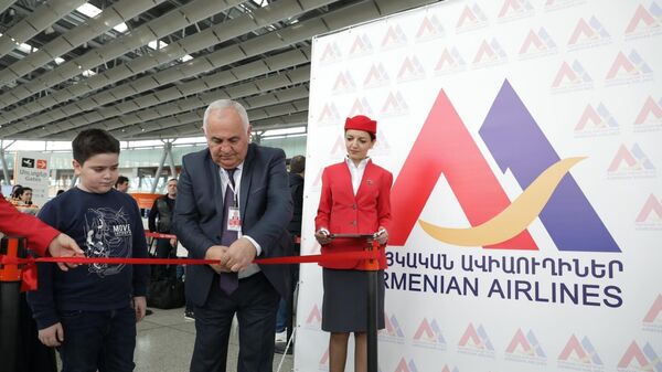 Авиаперевозчик Армянские Авиалинии совершил первый рейс по маршруту Ереван - Москва - Ереван  - Sputnik Армения