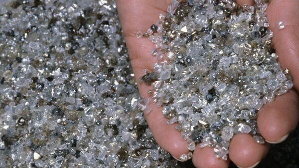 Алмазы, добытые в месторождении Трубка Удачная на севере Якутии - Sputnik Армения