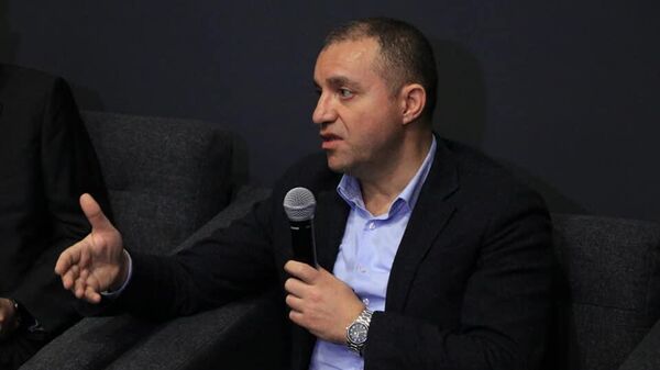 Министр экономики Ваан Керобян принял участие в мероприятии Диалог государство-частный (12 марта 2023). Гюмри - Sputnik Армения