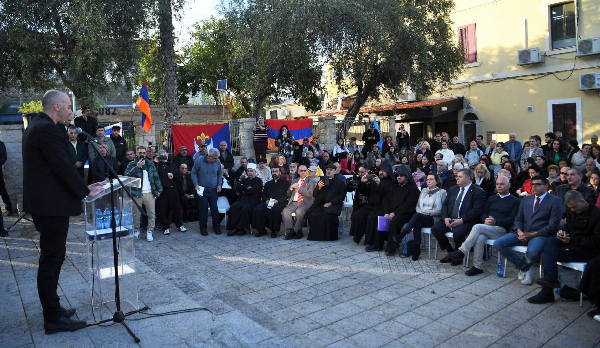 Церемония открылся сквера, посвященная Геноциду Армян (20 марта 2023). Хайфа - Sputnik Արմենիա, 1920, 21.03.2023