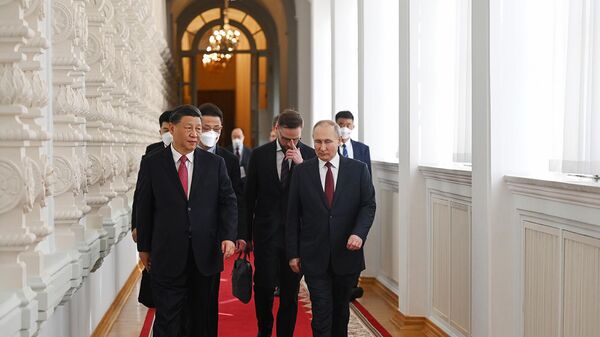 Ռուսաստանի և Չինաստանի առաջնորդների հանդիպումը - Sputnik Արմենիա