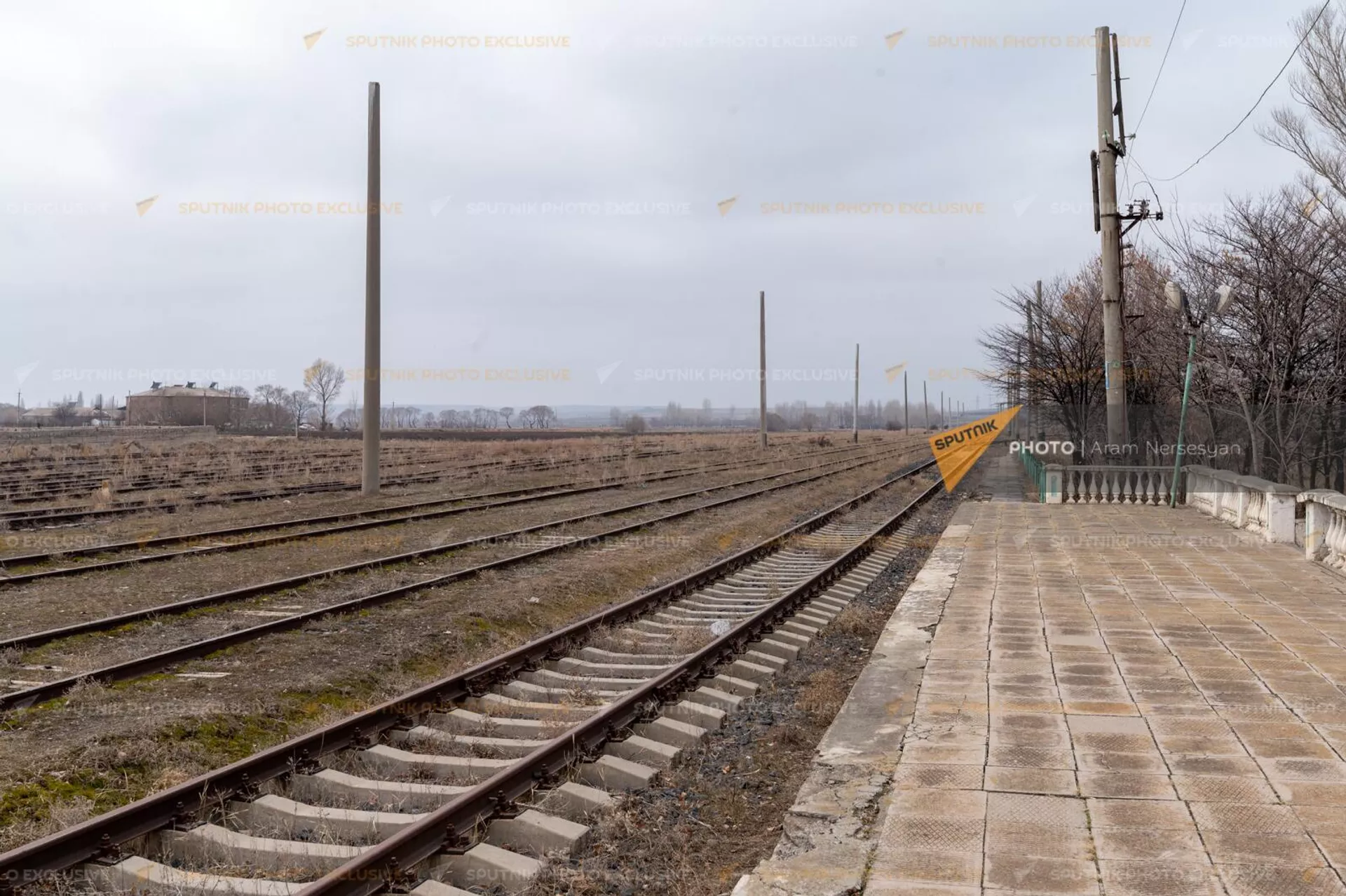 Платформа перед станцией Ахурян-2 - Sputnik Армения, 1920, 23.03.2023