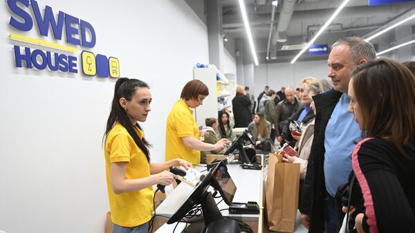 Открытие первого белорусского магазина Swed House в Москве - Sputnik Армения