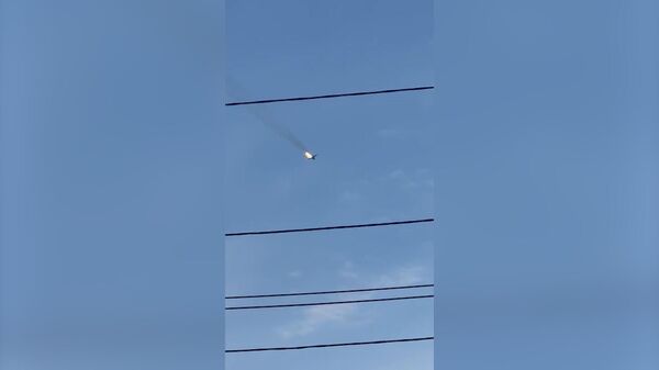 Жители Мончегорска публикуют видео падения военного самолёта - Sputnik Армения