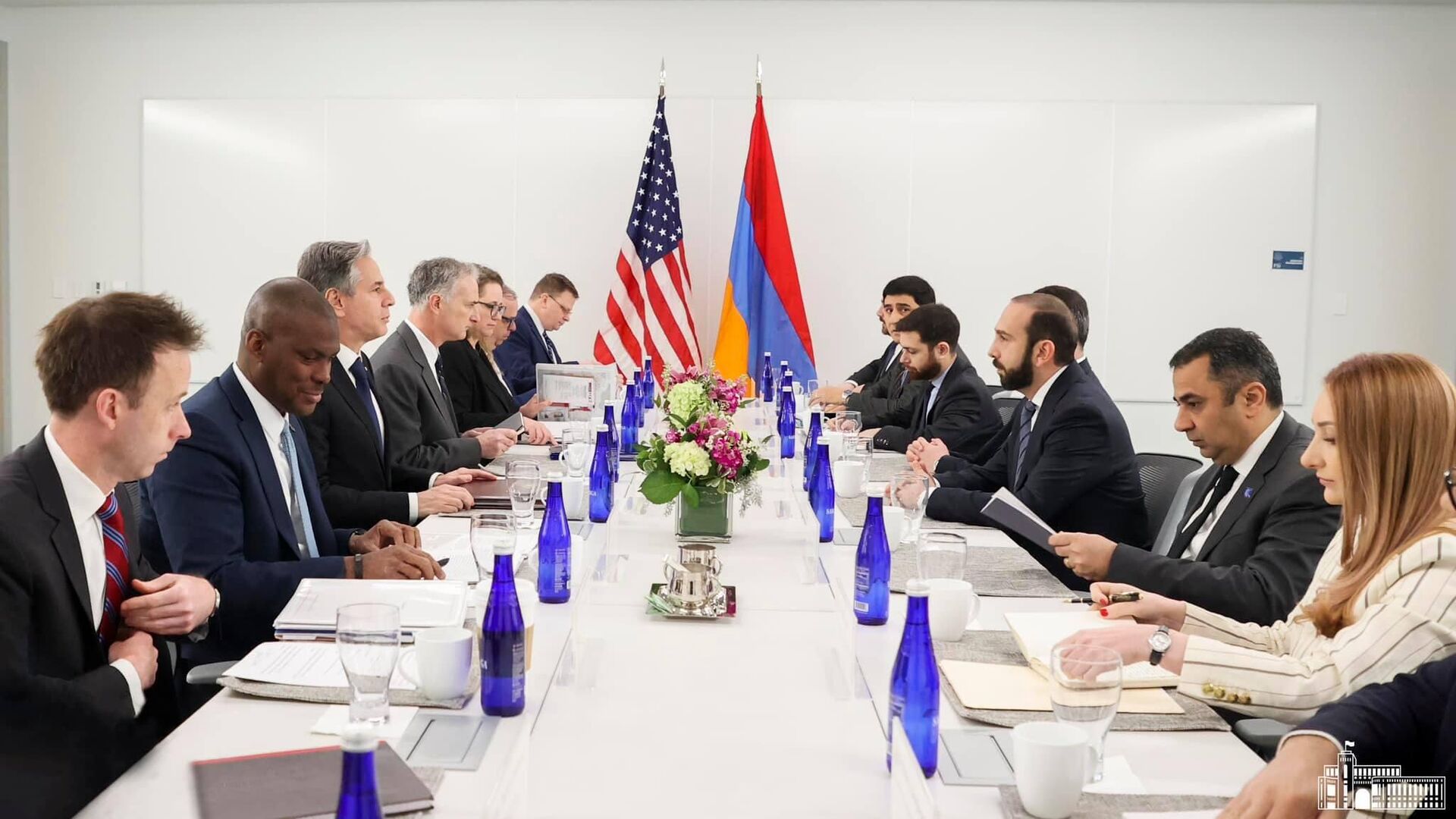 Встреча министра иностранных дел РА Арарата Мирзояна и госсекретаря США Энтони Блинкена (1 мая 2023). Вашингтон - Sputnik Армения, 1920, 01.05.2023