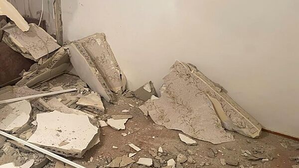 Разрушения после взрыва в одной из квартир на 3-м этаже 1-го общежития завода Чапич (2 мая 2023). Абовян - Sputnik Армения