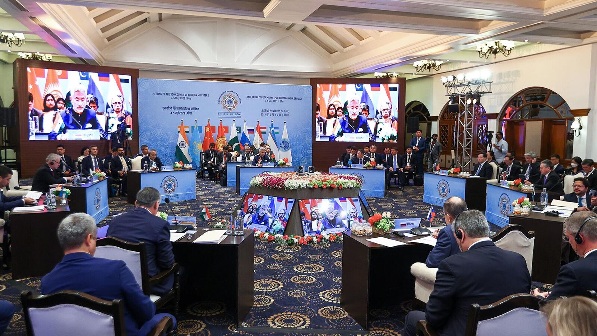 Заседание Совета министров иностранных дел государств - членов Шанхайской организации сотрудничества (5 мая 2023). Гоа - Sputnik Армения, 1920, 03.08.2023