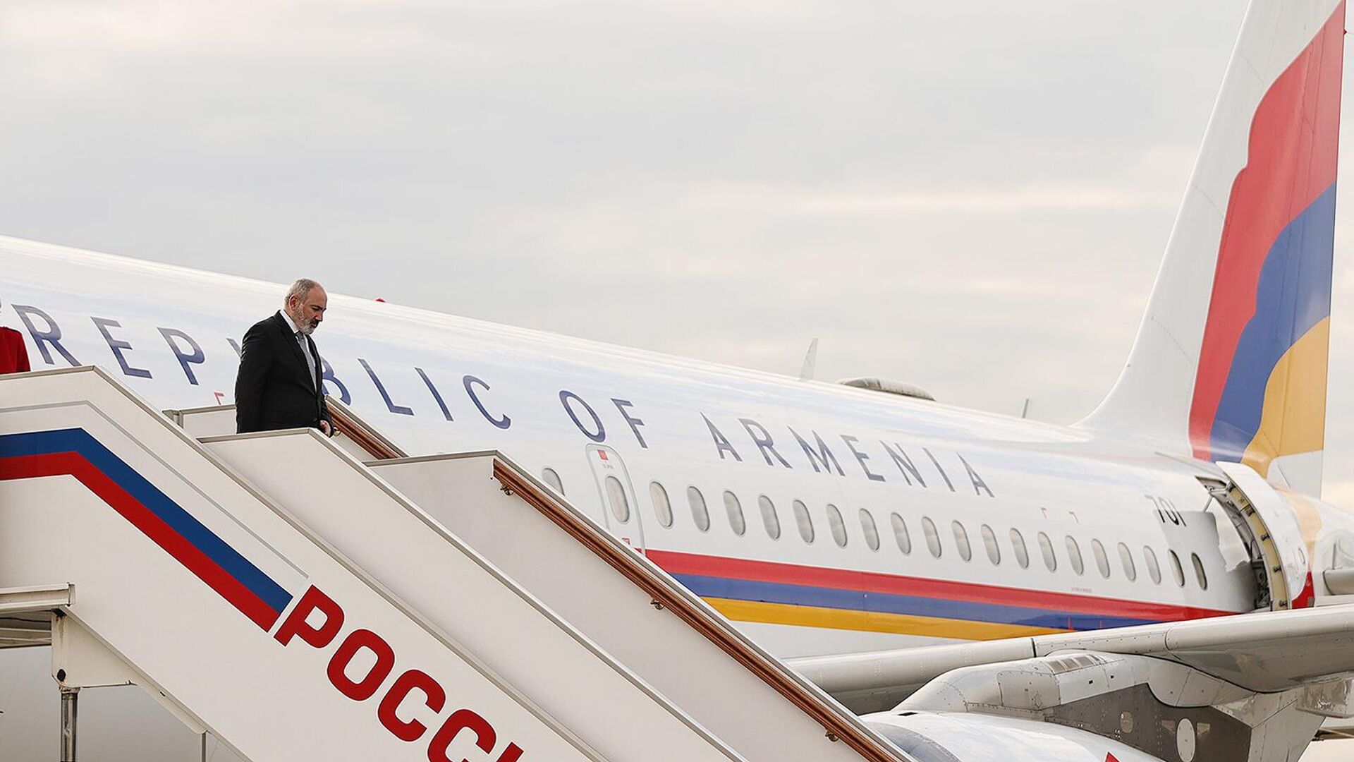 Премьер-министр Армении Никол Пашинян прибыл с рабочим визитом в Россию (8 мая 2023). Москвa - Sputnik Армения, 1920, 07.06.2023