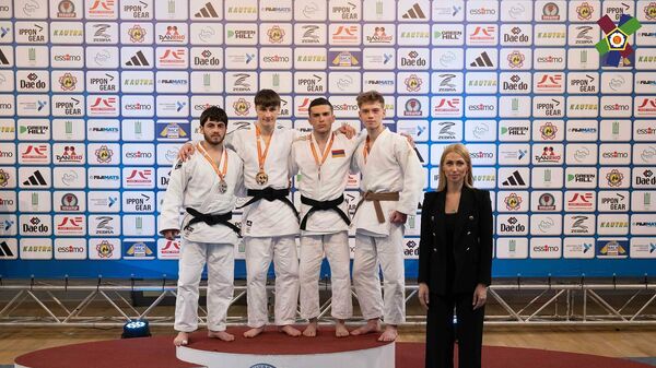 В литовском городе Каунас завершился турнир молодежного Кубка Европы по дзюдо - Sputnik Армения