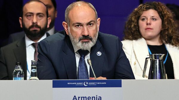 Премьер-министр Армении Никол Пашинян на 4-м саммите Совета Европы (17 мая 2023). Рейкьявик - Sputnik Армения