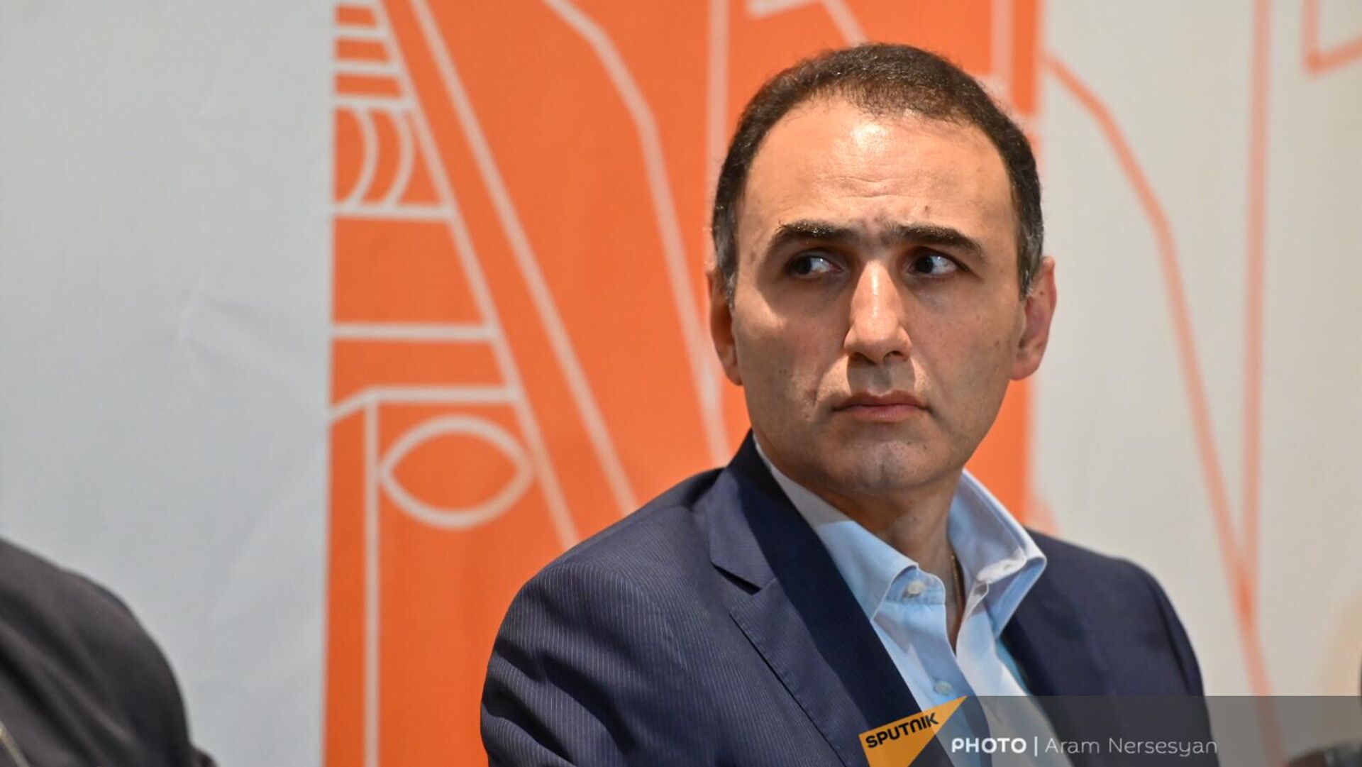 Аветик Чалабян на пресс-конференции инициативной группы по защите Карабаха (23 мая 2023). Еревaн - Sputnik Армения, 1920, 23.05.2023