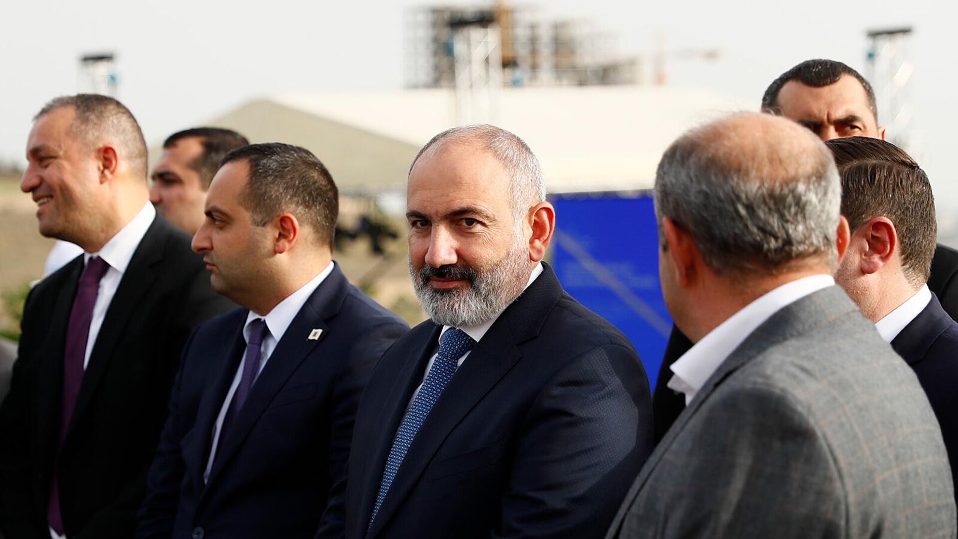 Премьер-министр Никол Пашинян присутствовал на церемонии закладки технологического центра Далан (23 мая 2023). Еревaн - Sputnik Армения, 1920, 23.05.2023