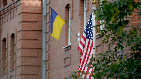 Флаги Украины и США - Sputnik Армения