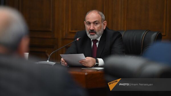 Премьер-министр Никол Пашинян на обсуждении бюджетного отчета 2022 года (29 мая 2023). Еревaн - Sputnik Армения