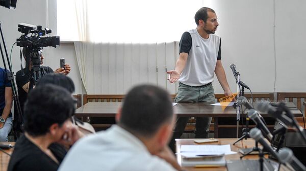 Ашот Пашинян на судебном заседании по делу о попытке своего хищения (5 июня 2023). Еревaн - Sputnik Армения