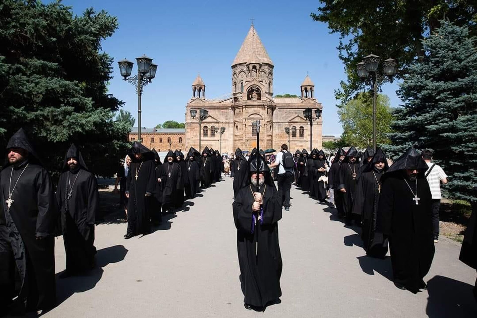 Торжественная процессия в память святой девы Гаянэ (6 июня 2023). Эчмиадзин - Sputnik Արմենիա, 1920, 06.06.2023