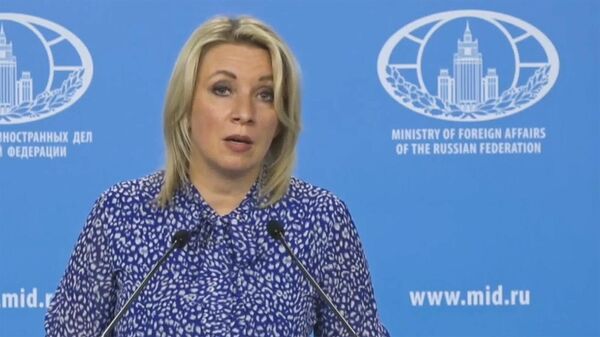 Мария Захарова во время еженедельного брифинга (7 июня 2023). Москва - Sputnik Армения