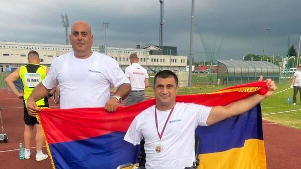 Саркис Степанян на международном параатлетическом чемпионате в Чехии - Sputnik Армения