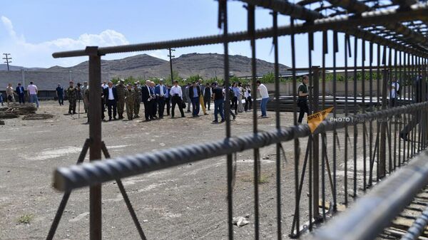 ՀՀ-ում հավատարմագրված դիվանագետներն այցելել են Երասխում կառուցվող գործարանի տարածք - Sputnik Արմենիա