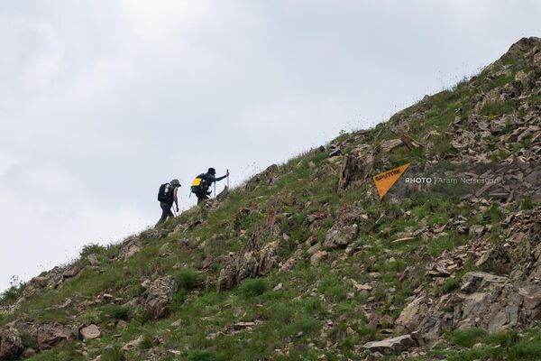 Լեռնարշավի մասնակիցները Վայոց Ձորի լեռներում - Sputnik Արմենիա