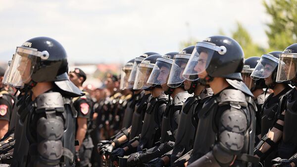 Праздничные мероприятия по случаю 31-й годовщины формирования Войск полиции  (21 июня 2023). Еревaн - Sputnik Армения