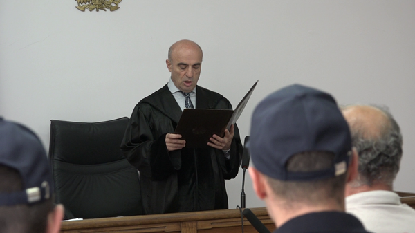 Судья Наполеон Оганян во время суда над азербайджанским военнослужащим - Sputnik Армения