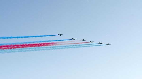 Парад, посвященный 100-летию освобождения города Баку (15 сентября 2018). Бакy - Sputnik Армения
