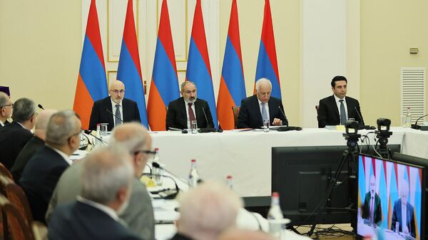 33-е заседание Совета попечителей Всеармянского фонда Айастан (24 июня 2023). Еревaн - Sputnik Армения