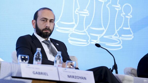 Министр иностранных дел Арарат Мирзоян принял участие в форуме Нарушен мировой порядок. как стабилизировать мировую политику (9 июля 2023). Дубровник - Sputnik Армения