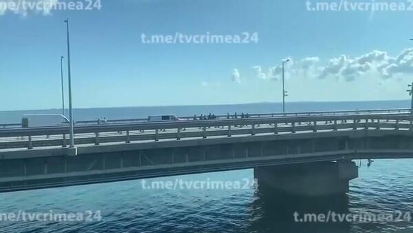 Kадры повреждений Крымского моста - Sputnik Армения