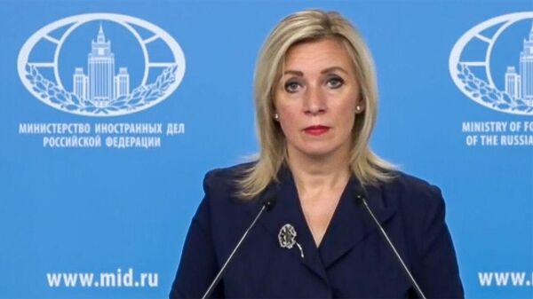Мария Захарова во время еженедельного брифинга (20 июля 2023). Москва - Sputnik Армения