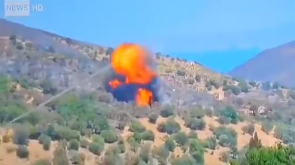 Самолет разбился во время тушения пожара на острове Эбвея (Греция) - Sputnik Армения