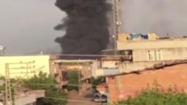 Сильный пожар произошел на заводе по переработке пластика в турецкой провинции Адана - Sputnik Армения